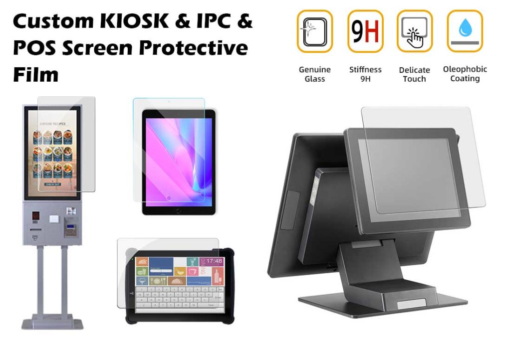 Kundenspezifische KIOSK & IPC & POS Bildschirmschutzfolie