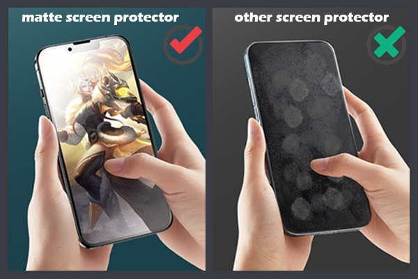 protezione opaca dello schermo