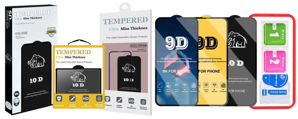 protecção de ecrã-design de embalagem-embalagem