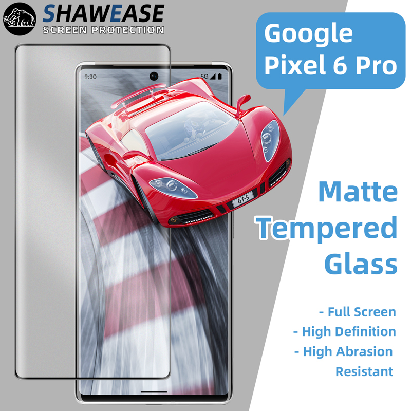 Google-Pixel-6-pro用のマットなテンペルドガラス製スクリーンプロテクター